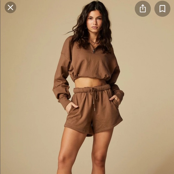 Tan lines SANTA BARBARA SWEATSHIRT- mocha - Picture 3 of 11